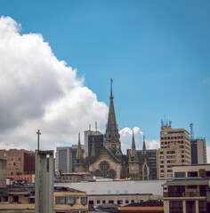 Fototapeta na wymiar Image of downtown Manizales Caldas, Colombia.