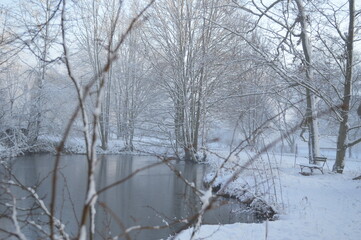 river in winter