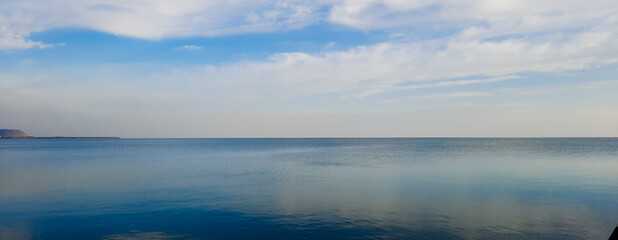 Fototapeta premium clouds over the sea