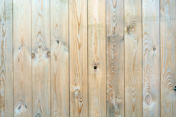 Brown soft wood texture surface as background. Grunge washed wooden planks table pattern top view.