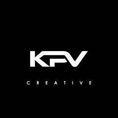KPV Letter Initial Logo Design Template Vector Illustration