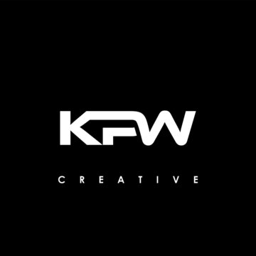 KPW Letter Initial Logo Design Template Vector Illustration