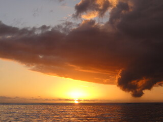 Sunset in Mauritius 