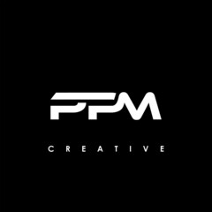 PPM Letter Initial Logo Design Template Vector Illustration