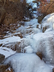 stream in winter