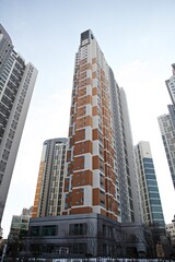 Fototapeta premium 한국의신도시건축물입니다