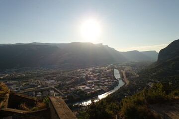 view of the city