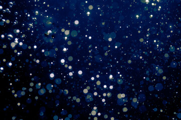 Abstract blue bokeh