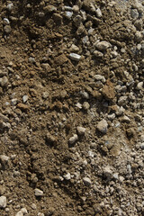 Top view Soil texture background. Sand . 