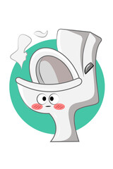 Shock closet vector illustration