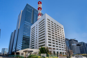 Fototapeta premium 千代田区大手町の東京消防庁 本庁舎