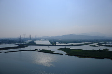 中国恵州麻湖塘の風景