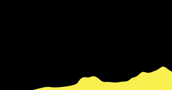 Colorful of liquid transitions pack 4 scene motion graphics elements animate in black background