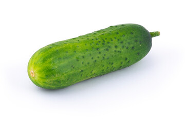 Cucumber isolated on a white background.