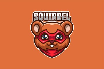 Squirrel E-sport Logo Template