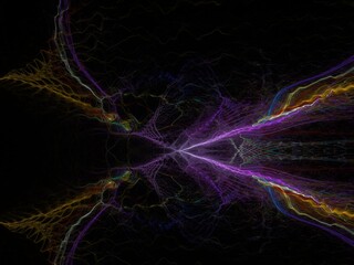 Imaginatory fractal background Image