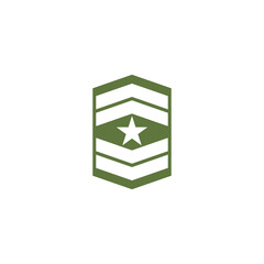 Military Wave Logo Template vector symbol