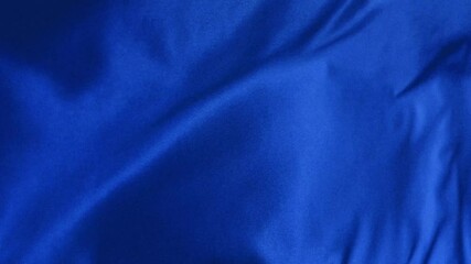 Blue flag wind blowing full frame background