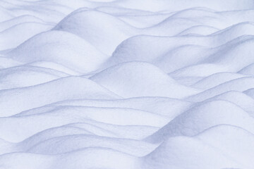 Abstract white snow forms and shapes pattern