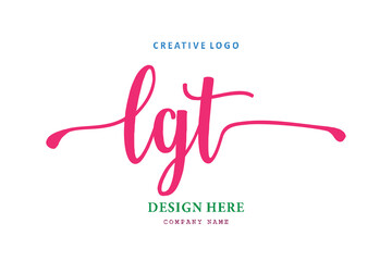 LGT lettering logo is simple, easy to understand and authoritative