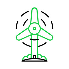 Wind turbine icon