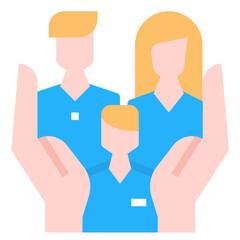 Family icon for web element , webpage, application, card, printing, social media, posts etc.