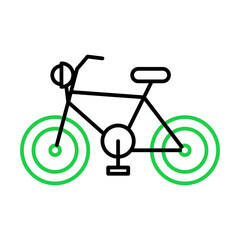 Bicycle icon vector