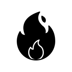 Fire icon vector