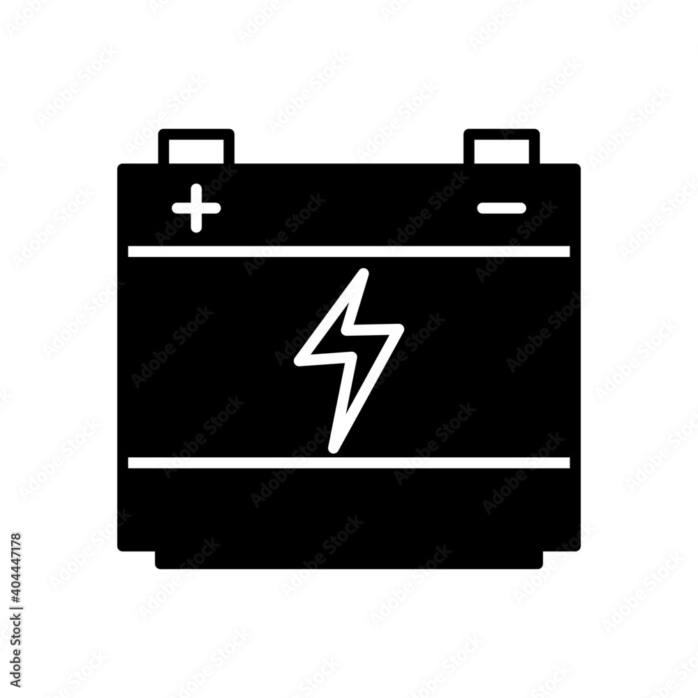 Wall mural battery icon vector