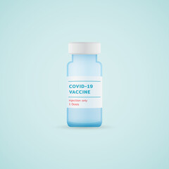 covid-19 vaccine 1 dosis graphic