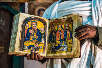 Inside the Yeha temple in Yeha, Ethiopia, Africa