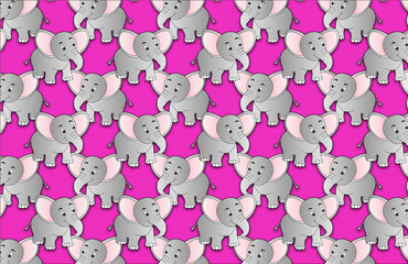 Elephant Girl Pink
