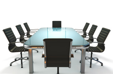 Smartphone Boardroom Table And Chairs