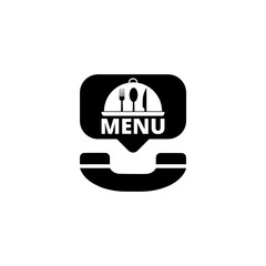 Food order icon isolated on white background