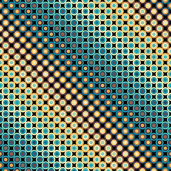 Seamless background pattern. Abstract regular polka dot pattern. Vector image
