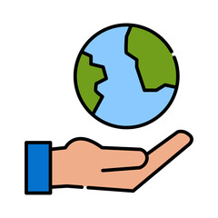 Save earth icon