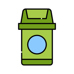 Trash bin icon