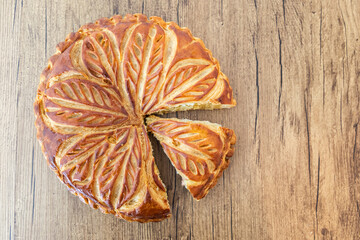 Galette des rois during the epiphany