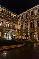 Fototapeta na wymiar Wiedeń nocą 