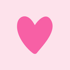 heart icon isolated on colored background