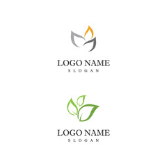 Leaf Logo Template vector symbol nature