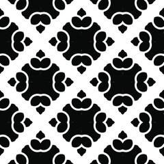  Black and white texture. Abstract seamless geometric pattern. 
