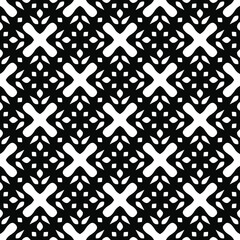  Black and white texture. Abstract seamless geometric pattern. 