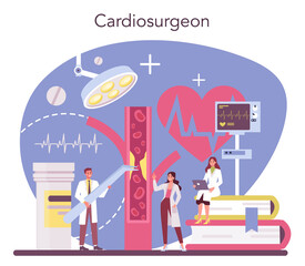 Cardiologist concept. Idea of heart care and medical diagnostic