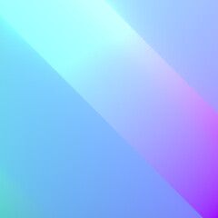 Smoothly bending abstract background with holographic gradient. Colorful wavy pattern. 3d rendering digital illustration
