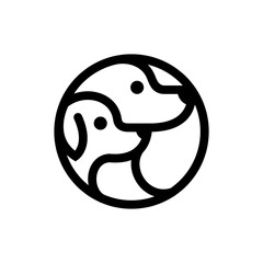 Dog Vector art line style