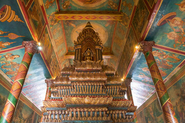 Royal Temple decoration in Phnom Penh, Cambodia