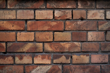red brick wall