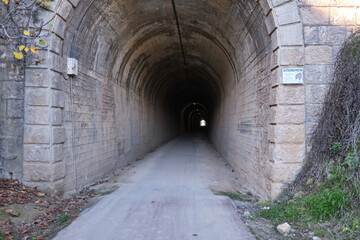 Train tunnel abandoned
