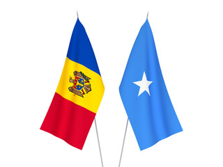 Somalia and Moldova flags